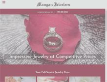 Tablet Screenshot of manganjewelers.com